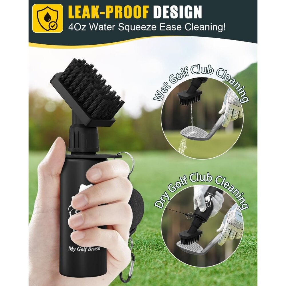 PARIGO Golf Club Cleaner Brush Golf Gifts - Golf Accessories for Men - Picture 3 of 4